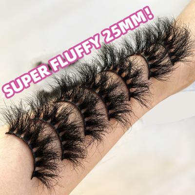 China Long natural custom logo pestana, wholesale lash 3d mink lashes strip real lashes, segmented lashes 25mm mink lashes for sale