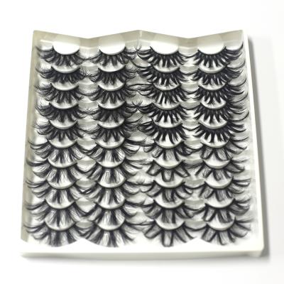 China Natural Soft Fluffy Strip Eye Lashes Multipack Wholesalelashes Lashes Bulk False Mink Lashes 20 Pairs for sale