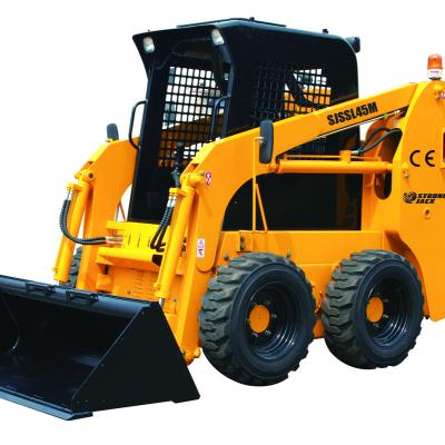 China SJSSL 45M 400kg 500kg 700kg 850kg 1t construction material MINI SKID BEEF LOADER SKID OX LOADER WITH ALL KINDS OF ATTACHMENTS for sale