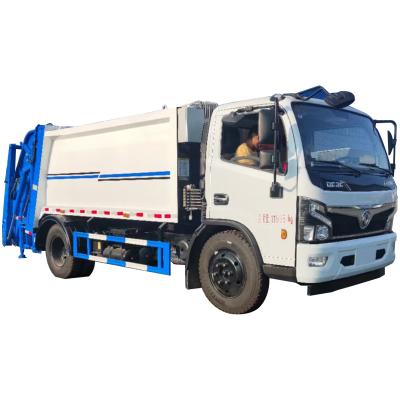 China Hotels 5cbm 6cbm 8cbm rear load compressor trash compactor dongfeng waste disposal collection truck dismountable trash garbage truck for sale