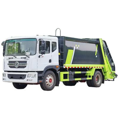 China 10cbm12cbm14cbmrear hotels load compressor waste compactor dongfeng waste disposal collection truck dismountable trash garbage truck for sale