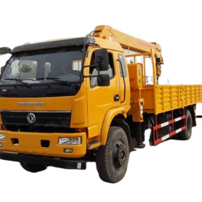 China TRUCK CRANE New DONGFENG 6.3T truck mounted crane truck with mobile crane 6.3ton mini truck with telescopic on sale for sale