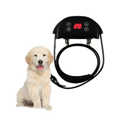 China Viable Electric Dog Fence System Rechargeable Dog Shock Underground Large Pet Control Outdoor Dog Fence Collar for sale