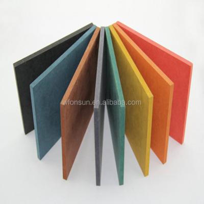 China 12mm 15mm Green Color High Density Moisture Proof MDF 18mm MDF Genuine for sale