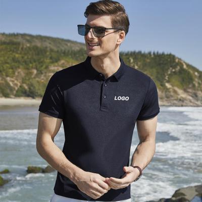 China Anti-Wrinkle Man Clothes Group Clothes Working Lapel T-Shirts For Men's Cotton Boys Sublimation Custom Polo Short Sleeve Sports Polo T-Shirts for sale