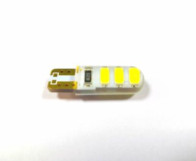 China T10 5630 6SMD LED Beacon Light Width Lamp New Explosion-Side Turn Signal 6Led Car Led Silicone Gel Crystal 6SMD Light Interior Lamp To for sale