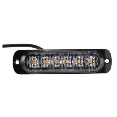 China 18 Patterns Strobe Pattern Super Bright 6 Flash Led Vehicle Truck Led Warning Light Side Led Strobe Light for sale