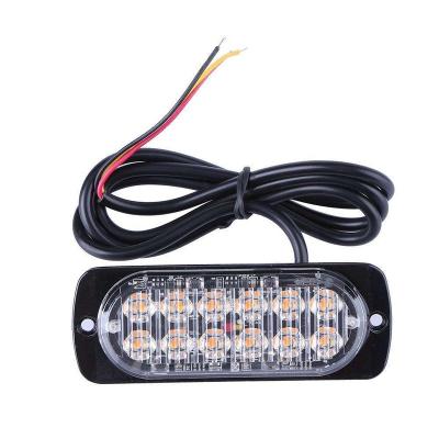 China Aluminum 12/24 Volt 12SMD Regular PVC and Flashing Strobe Light for Trucks Side Light Led Side Marker Lights for Trucks for sale