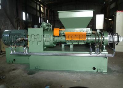 Chine double extrudeuse en caoutchouc de tamis d'alimentation forcée de rotor de 200mm à vendre