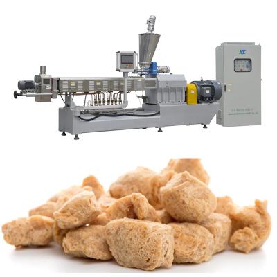 China Making vegetarian meat from soy minced soy nuggets vegan chicken burger processing line for sale