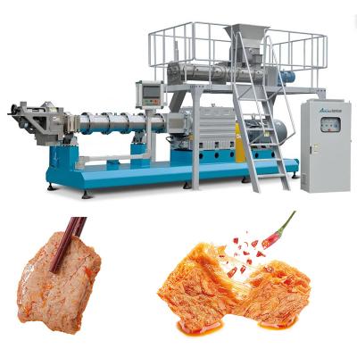 China food & Beverage Plant Soybean Protein Product Machinery Full Automatic Soybean Nugget Extruder Soybean Snack Line for sale