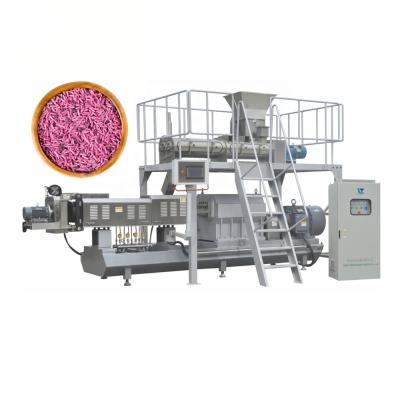 China Full Automatic Snacks Extruder Machine Artificial Rice Making Machine Nutrition Rice Production Line Instant Rice for sale