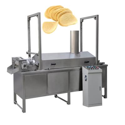 China Frying: Automatic Deep Nuts Corn Chips Frying Machine Potato Chips Deep Fryer Machine Potato Chips Frying Machine for sale