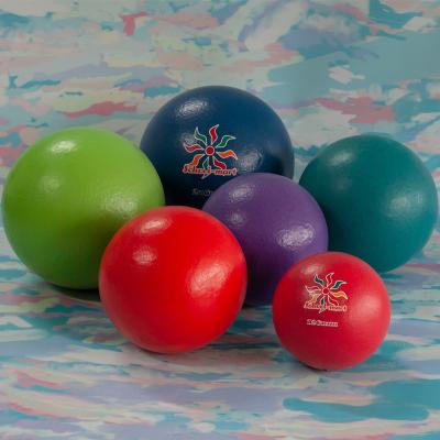 China Safe 70mm Foam Dodgeball With Durable Skin And Muffler Coated for sale