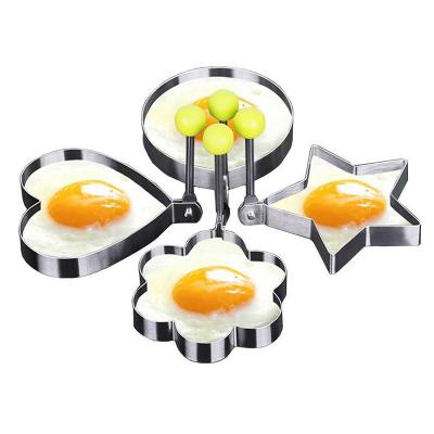 China Fashional Kitchen Accessories Egg Tool Viable Boiled Egg Frying Mold With Different Shapes for sale