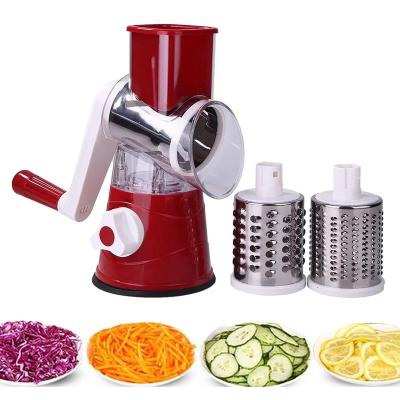 China Amazon Viable Hot Seller 2 in 1 Manual Fruit and Vegetable Grater Pull Chopper Multifunctional Spiral Vegetable Peeler Kitchen Tools for sale