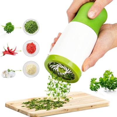 China Viable Vanilla Pull Chopper Vegetable Cutter Spice Grinder Chopper Herb Grinder Spice Mill Parsley Kitchen Accessories for sale