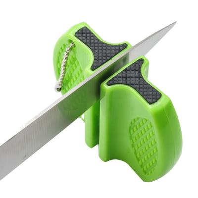 China Portable Sharpeing Mini Professional Knife Sharpener 2stage Viable Tungsten Knife Instruments Amazon Chooper Knife Sharpener Stone for sale