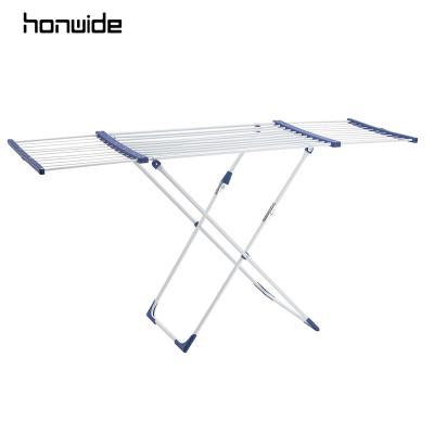 China 2020 Multifunctional Hot Selling Stretch Cloth Folding Drying Rack Best Quality Cloth Drying Hanger Rack Laundry Rack for sale