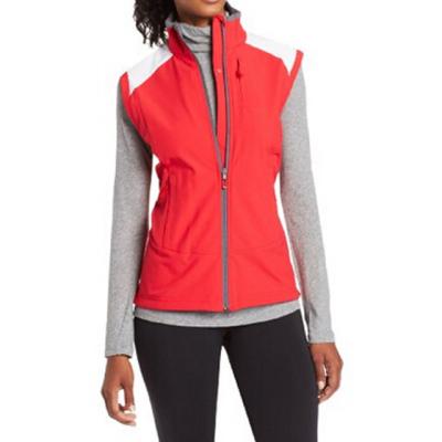 China 2021 Waterproof Hot Sale Sports Club Outer Work Clothes Ladies Soft Shell Vest for sale