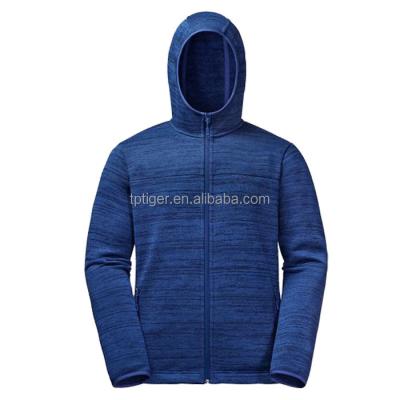 China 2021 New Arrival Nave Breathable Blend Fleece Hooded Knitted Jacket For Men for sale