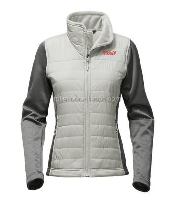 China Breathable soft insulated jacket - features an insulated core and butt-fleece arms and side panels for sale