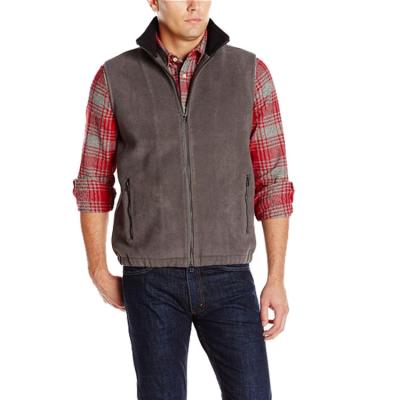 China Waterproof Hottest Casual Company Wear Full Zipper Mens Fleece Vest 2021 for sale