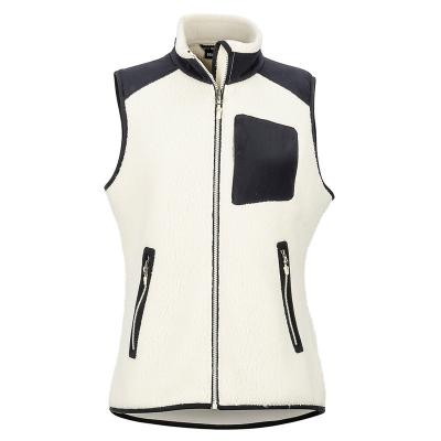 China New Arrival Breathable Winter Ladies Sherpa Fleece Windproof Outdoor Vest for sale