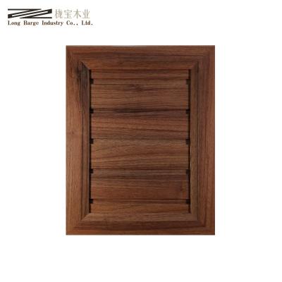 China Contemporary Solid Wood Louvered Door Sideboard Cupboards For Canadian Market for sale