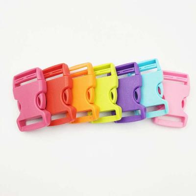 China Plastic Colored Plastic Side Adjustable Quick Release Buckle 25mm Release Recycled Buckles For Backpacks for sale