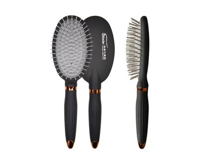 China Private Label Hot Selling Amazon Massage Paddle Brush Plastic Detangler Hair Brush for sale