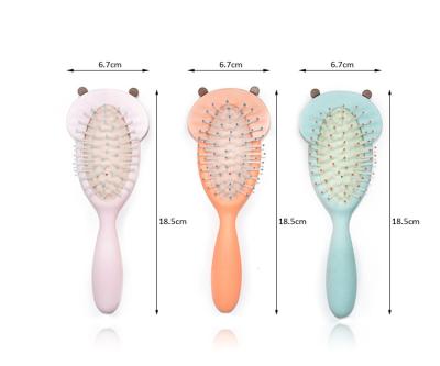 China Hot Selling Home Kids Fashion Personalized Mini Nylon Hair Brush For Gifts for sale