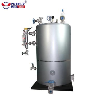 China Vertical Small Industrial Gas Fired Steam Vertical Gas Boiler 500kg PreFly 1480*1700*2330 for sale