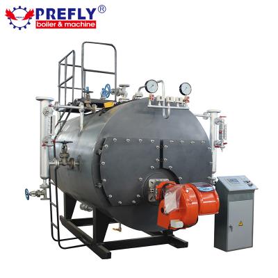 China Prefly Boiler Factory Outlet Horizontal 5 ton Industrial Steam generator Oil and Gas Steam Boiler Price for sale