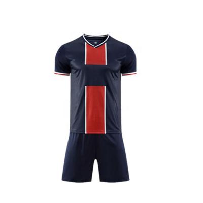 China Wholesale Custom Made 100% Polyester Soccer Jersey Shirt Breathable Sublimation Soccer Jersey Material for sale