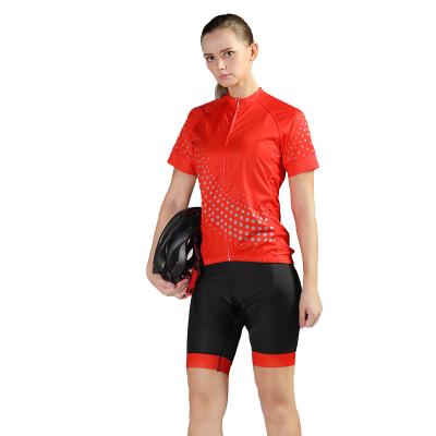 China Breathable Bike Suits Women Cycling Jersey Customized Sublimation Quick Dry Short Sleeve Sets 1 Set XS-4XL / Customized Size For Adults for sale