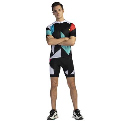 China 2021 Custom Men's Breathable Short Sleeve Cycling Wear Mountain Bike Shirt Tank Top Cycling Set for sale