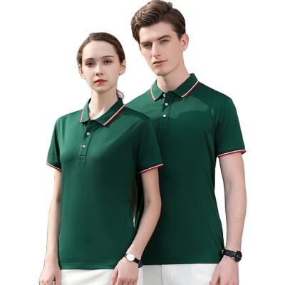 China Solid Color Golf Uniform Anti-pilling T-shirt Blank Casual Short Sleeved Men's Polo Shirts Summer Outdoor Sport Customize Shirt For Men Women for sale