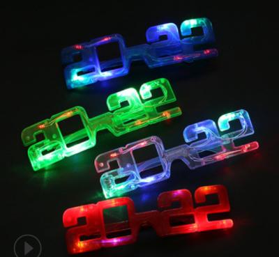 China Fashional 2022 Party New Year Glow Sunglasses LED Light Led Glasses for sale