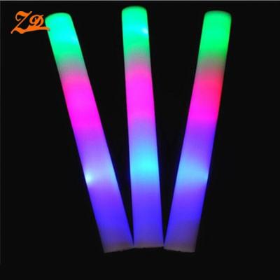 China Party Event Colorful Glow Led Foam Stick Light Stick For Concert Party 48*4cm for sale