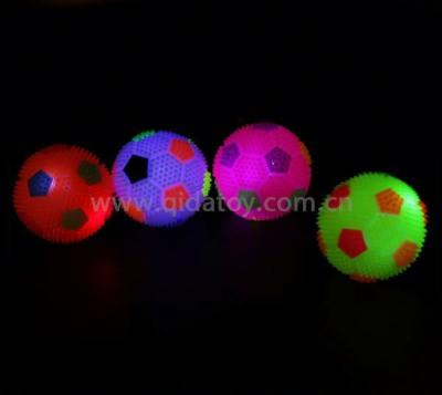 China Wholesale soft toy soft silicon led bouncying ball , washable with sound led ball for sale