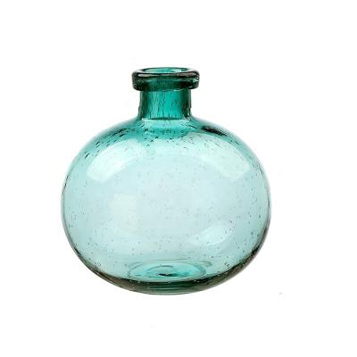 China Art Decor Fresh Bubble Vase Colorful Transparent Glass Ball Decorative Glass Ornaments for sale