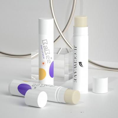 China Wholesale High Quality Custom Logo Lip Balm Stick Lip Balm Lipbalm Tube Recycle pp Material Cosmetic Packaging Tube for sale