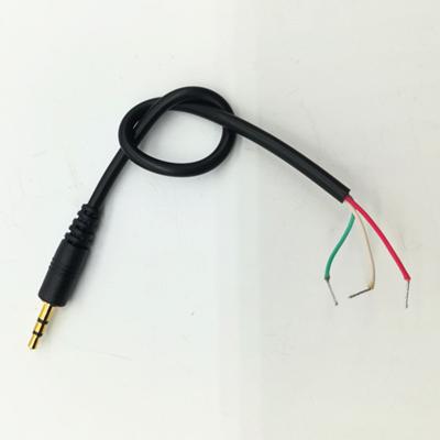 China Audio Cable 2.5mm Multimedia 2.5mm Patch Audio Male Stereo Jack 2.5 mm Aux Cable. for cctv monitor for sale