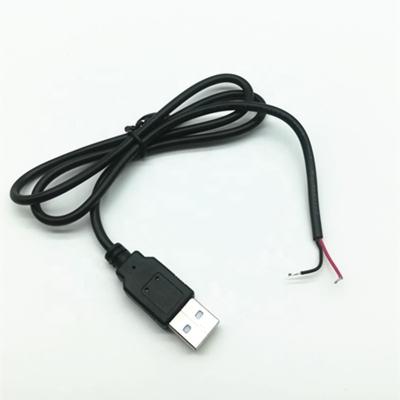 China Custom MP3 / MP4 Player Charging Usb One Connector To 12v Open End Usb Power Cable for sale