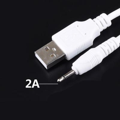 China White Color 3.5mm TRS Mono Speaker Audio Jack To USB 2.0 Male Adapter Earphone Audio Cable for sale