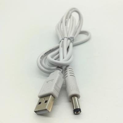 China COMPUTER 5V USB Charging Cable , DC Barrel 5.5x2.1mm to USB 2.0 DC Jack Male USB Charger Cable for sale