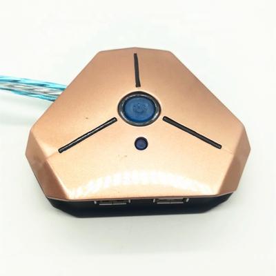 China H.D.D LED Best Selling 3.5mm Jack and USB Audio Dual Port Desktop Power Switch for Internet Cafe Switch for sale