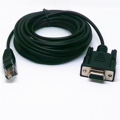 China Wholesale Laptop RJ45 to RS232 DB9 Female 9 Pin Serial Port RJ45 to Male Cat5 Ethernet LAN Console Cable for sale