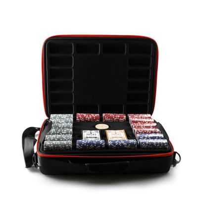 China Equipment Protection 1680D Black Oxford Customized Logo Waterproof Travel Storage EVA Hard Shell Game Coin Carrying Case for sale